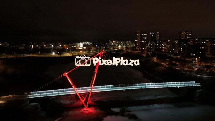 Nightfall Elegance: Lake Pae's Tallinn Ambiance - Drone Photo Nightfall Elegance: Lake Pae's Tallinn Ambiance - Drone Photo