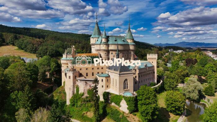 Fairytale Charm: Bojnice Castle - Drone Photo Fairytale Charm: Bojnice Castle - Drone Photo