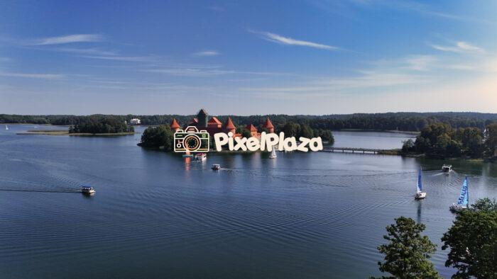 Majestic Trakai Castle Reflected In Lake Galvė