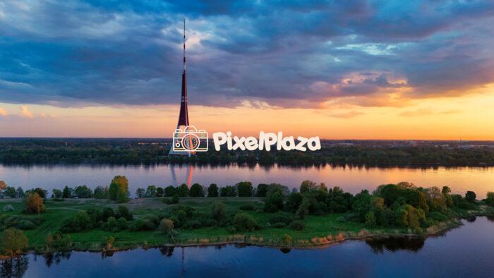 Golden Dusk Over Riga TV Tower