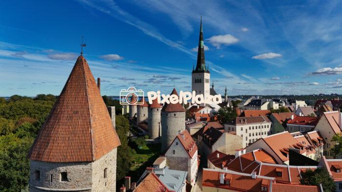 Streets and Spires Tallinn Old Town in Summer Streets and Spires: Tallinn Old Town in Summer