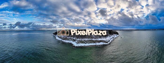 Panoramic view of the snowy peak of Kakumäe peninsula Panoramic view of the snowy peak of Kakumäe peninsula