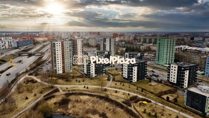 Springtime Drone View in Lasnamäe, Estonia Springtime Drone View in Lasnamäe, Estonia