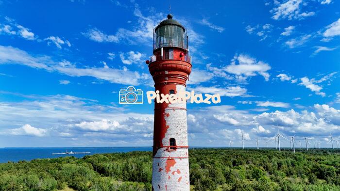 Historic Pakri Lighthouse in Summer