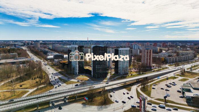 Modern Skyline of Õismäe District in Tallinn, Estonia Modern Skyline of Õismäe District in Tallinn, Estonia