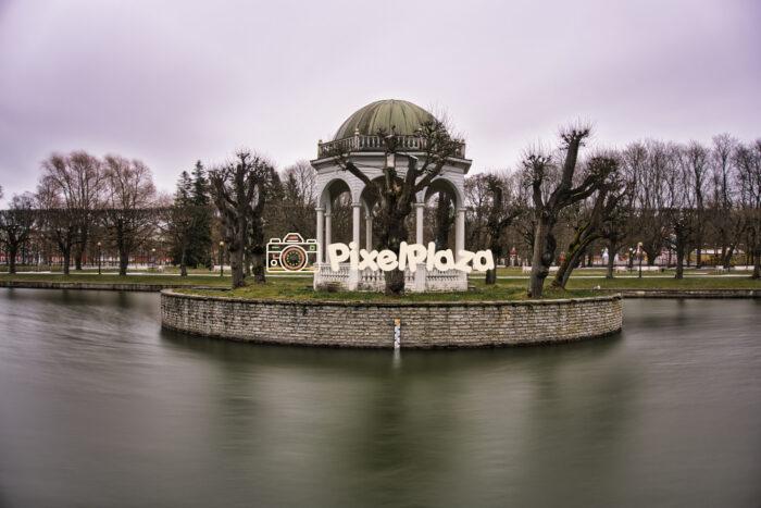 Elegant Pavilion on a Small Island in Kadriorg Park, Tallinn, Estonia Elegant Pavilion on a Small Island in Kadriorg Park, Tallinn, Estonia