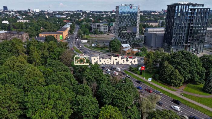 Busy Urban Traffic in Central Tallinn, Estonia - Aerial Hyperlapse Cityscape - Summer 2025