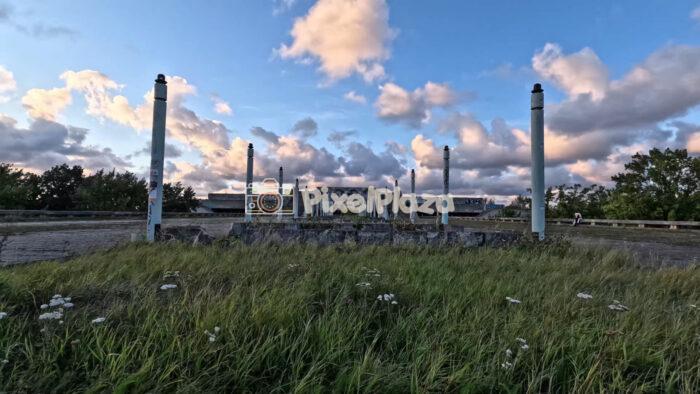 Summer Timelapse of Tallinn City Hall (Linnahall), Estonia - Urban Landmark