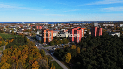 Autumn Aerial View of Pelguranna District, Tallinn - 4K Drone Video