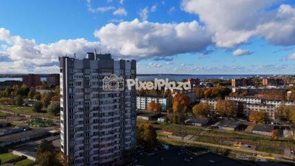 Autumn Aerial View of Pelguranna, Tallinn - 4K Drone Video