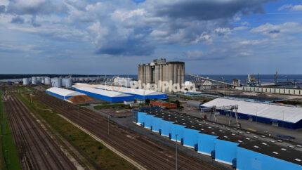 Drone View of Muuga Port Industrial Zone, Tallinn, Estonia - Logistics and Maritime Hub