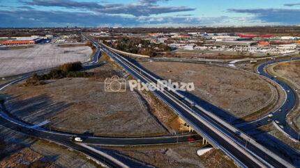 Jüri Roundabout Hyperlapse Video - Dynamic Summer Traffic Flow, Estonia