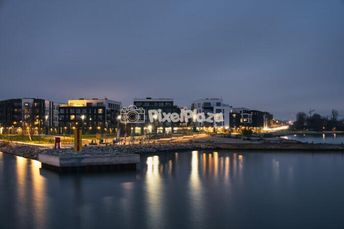 Long Exposure of Modern Coastal Apartment Buildings and Pier at Kalaranna Quarter in Tallinn, Estonia-2 Long Exposure of Modern Coastal Apartment Buildings and Pier at Kalaranna Quarter in Tallinn, Estonia