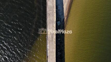 Katariina Quay from Above - Perfect Top-Down Aerial View - 4K Drone View