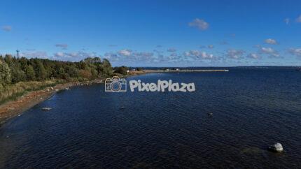 Rocky Baltic Seashore in Tallinn - 4K Drone Video