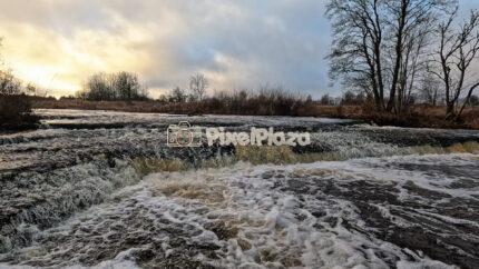 Vahiküla Waterfall Rapids in Slow Motion, Estonia