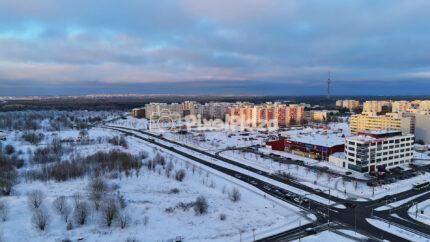 Winter Aerial View of Lasnamäe District, Tallinn